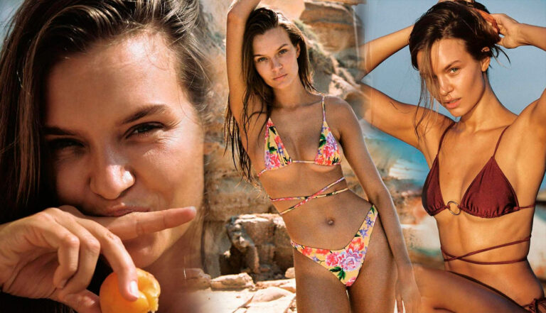Josephine Skriver for Bikini Lovers 2021 Campaign photoshoot by Cameron Hammond