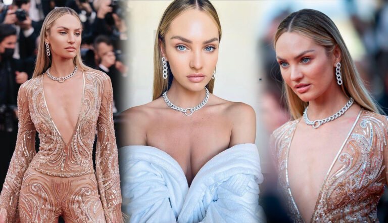 Candice Swanepoel at 74th Annual Cannes Film Festival Red Carpet