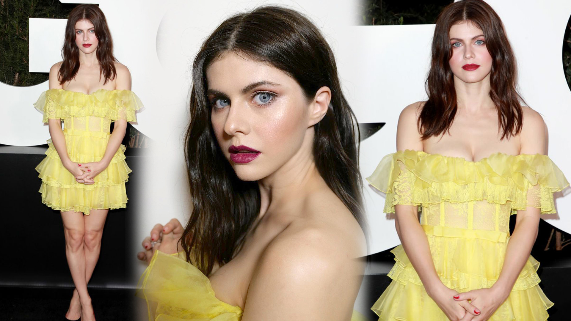 Alexandra Daddario at the GQ “Men of the Year” Party