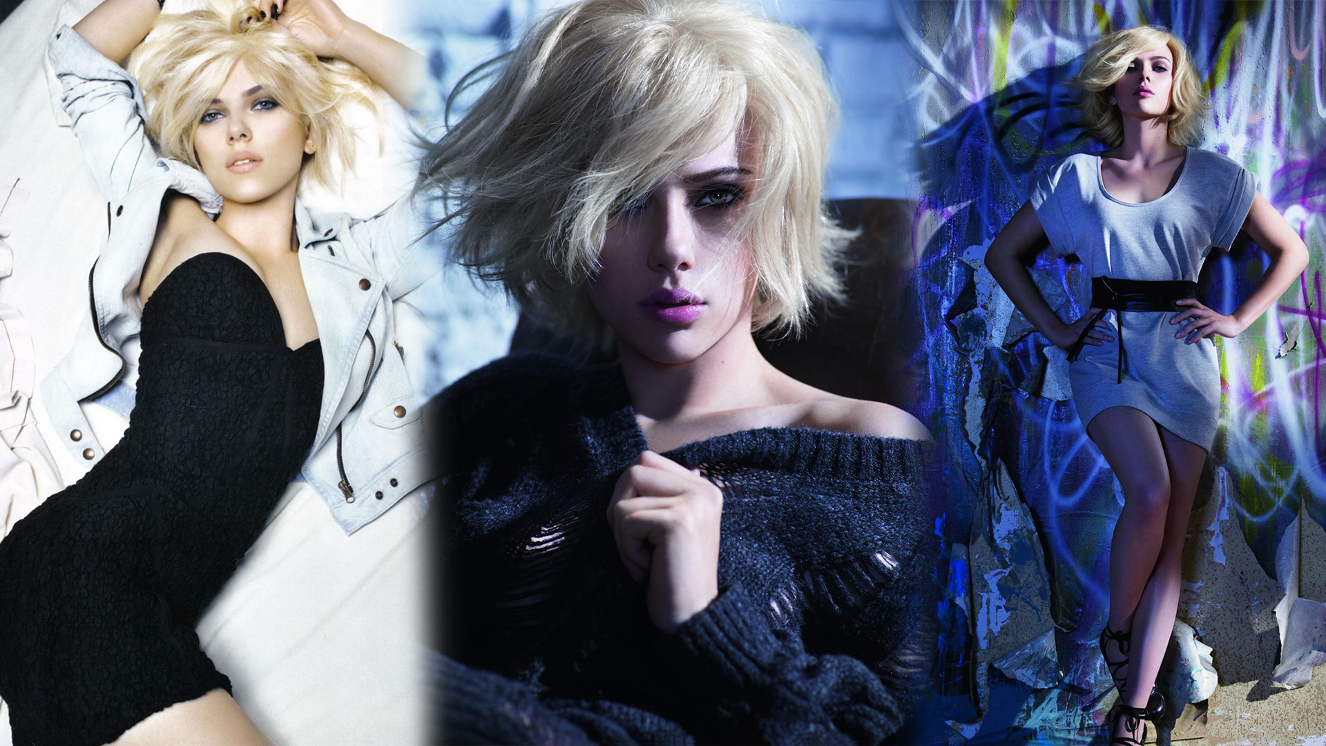 Scarlett Johansson Mango Campaign Photoshoot