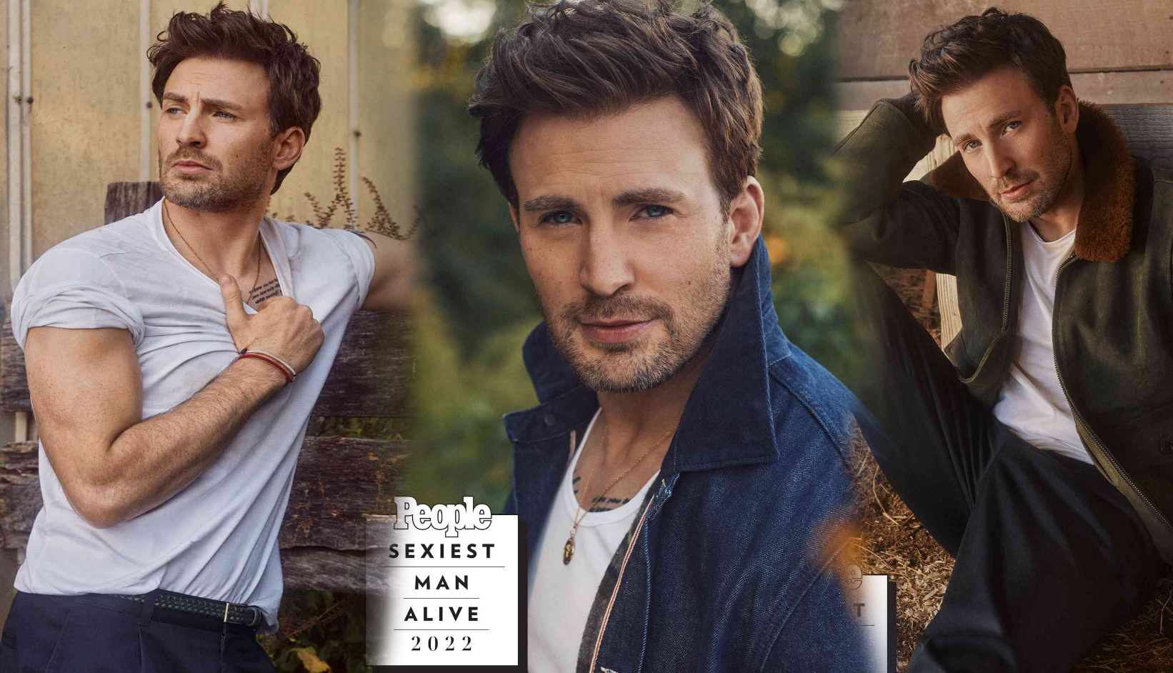 Chris Evans, 2022 Sexiest Man Alive Photoshoot