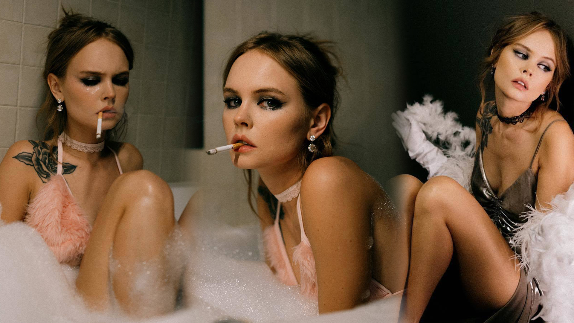 Anastasiya Scheglova Photoshoot with Polina Ashikhmina