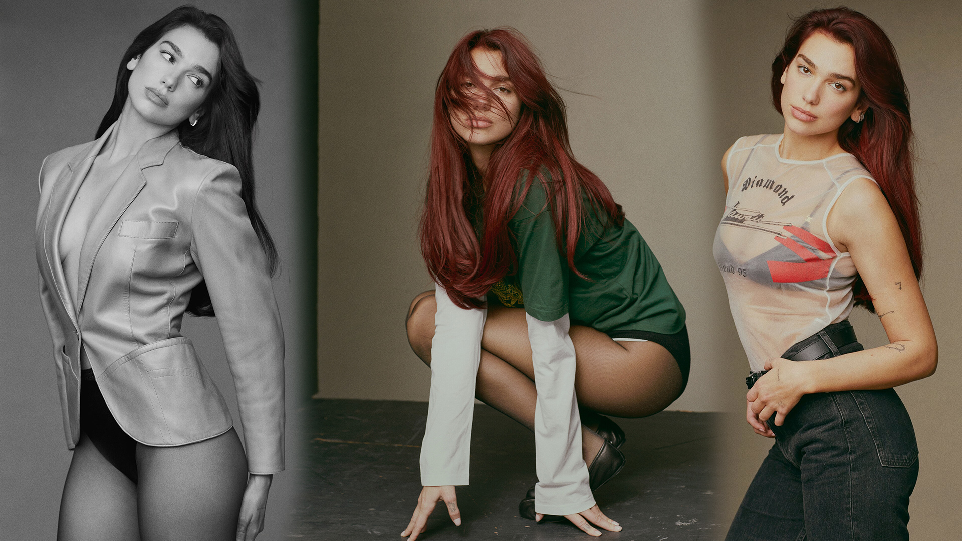 Dua Lipa shot by Michael Bailey-Gates for Rolling Stone Magazine 2024